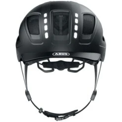 ABUS Casque De Vélo "Hyban 2.0 LED" Noir -Plein Air Sports Magasin abus casque de velo hyban 20 led noir 2