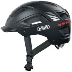 Plein Air Sports Magasin 38 ABUS Casque De Vélo "Hyban 2.0 LED" Noir