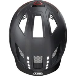 ABUS Casque De Vélo "Hyban 2.0 LED" Noir -Plein Air Sports Magasin abus casque de velo hyban 20 led noir 3