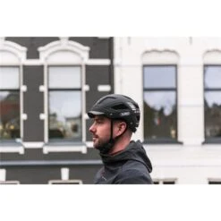 ABUS Casque De Vélo "Hyban 2.0 LED" Noir -Plein Air Sports Magasin abus casque de velo hyban 20 led noir 4