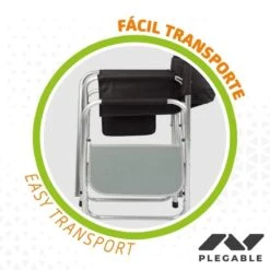 AKTIVE - Chaise Pliante Avec Table Amovible -Plein Air Sports Magasin aktive chaise pliante avec table amovible 3