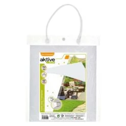 Aktive Garden Store D'ombrage Triangulaire Blanc -Plein Air Sports Magasin aktive garden store dombrage triangulaire blanc 3