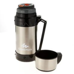 Quechua Bouteille Isotherme Inox 1,5L Avec Gobelet Pour La Randonnée -Plein Air Sports Magasin bouteille isotherme inox 15l avec gobelet pour la randonnee 4