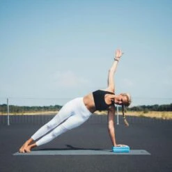 Tunturi Brique Yoga Bicolore Orange / Noir -Plein Air Sports Magasin brique yoga bicolore orange noir 4