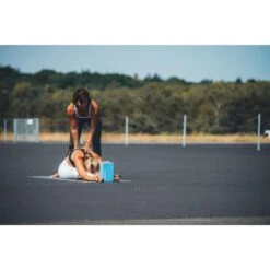 Tunturi Brique Yoga Bicolore Orange / Noir -Plein Air Sports Magasin brique yoga bicolore orange noir 5