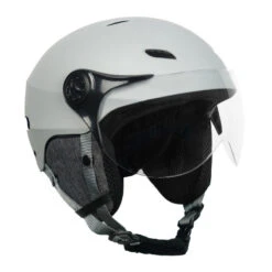Casque LED H.30 Vision Cool Grey Avec Visière Pour Vélo, Trottinette