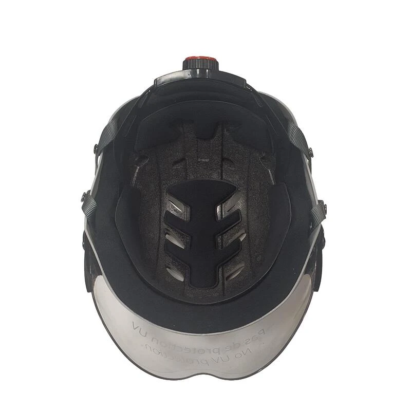 Casque LED H.30 Vision Cool Grey Avec Visière Pour Vélo, Trottinette 7 Casque LED H.30 Vision Cool Grey Avec Visière Pour Vélo, Trottinette – Image 7