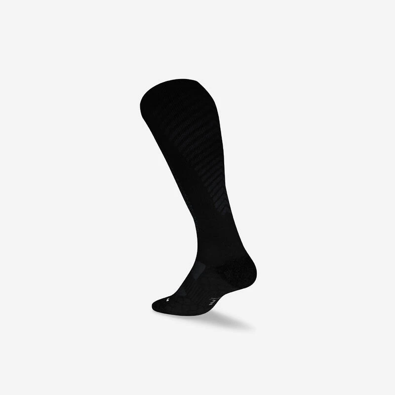 CHAUSSETTES DE RUNNING RUN900 LAINE MÉRINOS HAUTES NOIRES 5 CHAUSSETTES DE RUNNING RUN900 LAINE MÉRINOS HAUTES NOIRES – Image 5