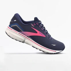 Chaussures Running Femme - Brooks Ghost 15 Bleu Rose