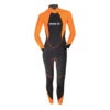 BEUCHAT Combinaison De Plongée Sous-marine 3 Mm Femme ATOLL, Orange Et Noir