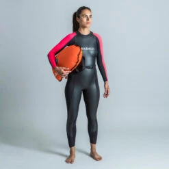 Combinaison Néoprène Natation Eau Libre OWS 100 Femme -Plein Air Sports Magasin combinaison neoprene natation eau libre ows 100 femme 3