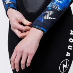 Combinaison Plongée Aqualung Femme Néoprène 3mm - HYDROFLEX Noir/Bleu -Plein Air Sports Magasin combinaison plongee aqualung femme neoprene 3mm hydroflex noirbleu 3