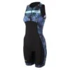 Zone3 Combinaison Triathlon Tri-fonctions Activate + Tropical Palm Femme Sans Manche