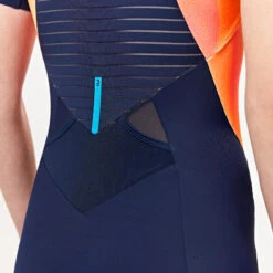 COMBINAISON TRIFONCTION LD TRIATHLON FEMME NAVY ORANGE -Plein Air Sports Magasin combinaison trifonction ld triathlon femme navy orange 3