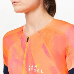 COMBINAISON TRIFONCTION LD TRIATHLON FEMME NAVY ORANGE -Plein Air Sports Magasin combinaison trifonction ld triathlon femme navy orange 6