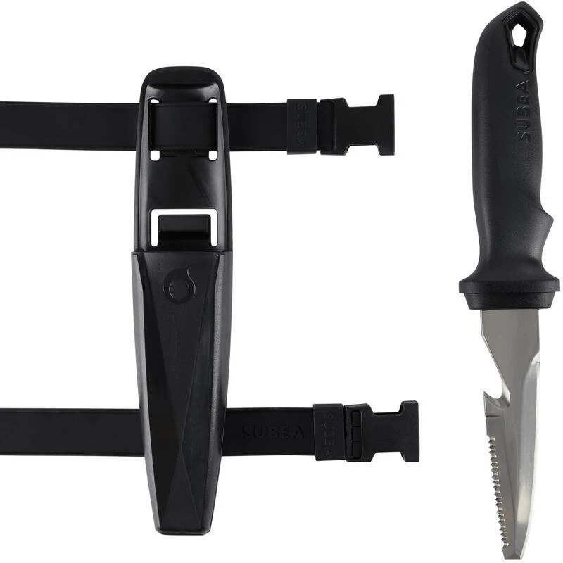 Couteau De Plongée Sous-marine SCD SP Plat Lame Non Pointue Acier Inoxydable 6 Couteau De Plongée Sous-marine SCD SP Plat Lame Non Pointue Acier Inoxydable – Image 6