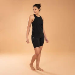 DÉBARDEUR YOGA COTON IMPRIMÉ NOIR 8 DÉBARDEUR YOGA COTON IMPRIMÉ NOIR -Plein Air Sports Magasin debardeur yoga coton imprime noir 3