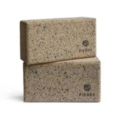 Deux Blocs De Yoga - Liège + Caoutchouc Recyclé - 22,7cm X 12cm X 7,5cm