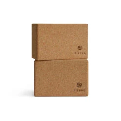 Deux XL Briques De Yoga - Liège Naturel - 22,7cm X 15cm X 10cm