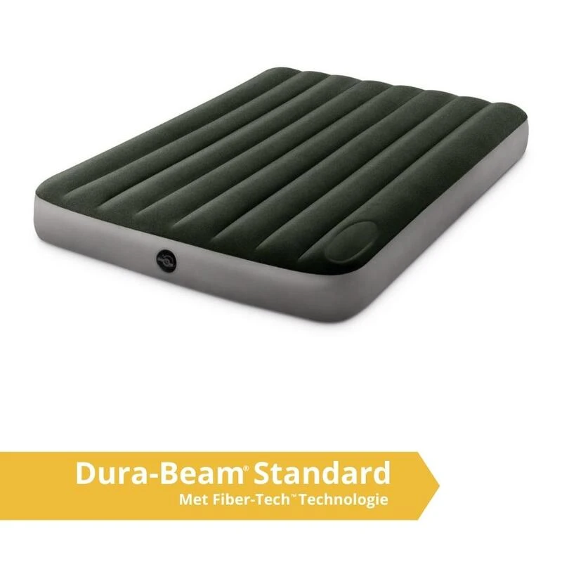 Intex Downy Full Airbed - Lit Gonflable - 191x137x25cm - Avec Accessoires 2 Intex Downy Full Airbed - Lit Gonflable - 191x137x25cm - Avec Accessoires – Image 2