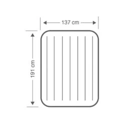 Intex Downy Full Airbed - Lit Gonflable - 191x137x25cm - Avec Accessoires 8 Intex Downy Full Airbed - Lit Gonflable - 191x137x25cm - Avec Accessoires -Plein Air Sports Magasin downy full airbed lit gonflable 191x137x25cm avec accessoires 3