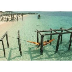 TICKET TO THE MOON Hamac TTTM Compact Jaune Foncé -Plein Air Sports Magasin hamac tttm compact jaune fonce 3