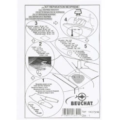 BEUCHAT Kit Pièce De Réparation Néoprène -Plein Air Sports Magasin kit piece de reparation neoprene 2
