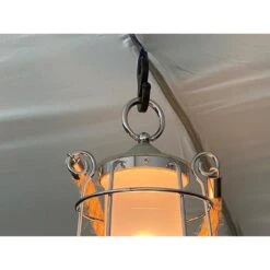 Lampe Lanterne De Camping LED Kiruna - Rechargeable - USB - Bambou - Style Rétro -Plein Air Sports Magasin lampe lanterne de camping led kiruna rechargeable usb bambou style retro 3