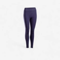 LEGGING COTON YOGA FEMME MARINE -Plein Air Sports Magasin legging coton yoga femme marine 4