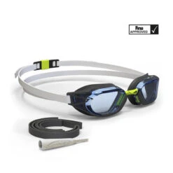 LUNETTES DE NATATION 900 B-FAST NOIR VERT VERRES CLAIRS 11 LUNETTES DE NATATION 900 B-FAST NOIR VERT VERRES CLAIRS -Plein Air Sports Magasin lunettes de natation 900 b fast noir vert verres clairs 2