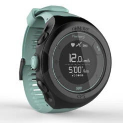 Montre De Running GPS Et Cardio Au Poignet ONmove 500 Vert D'eau