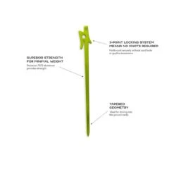 Nemo Equipment Airpin Tent Pegs - 4 Pièces -Plein Air Sports Magasin nemo equipment airpin tent pegs 4 pieces 4