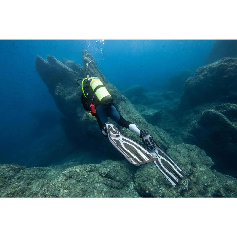 Palmes Plongée Réglables - OH 500 Power Gris 2 Palmes Plongée Réglables - OH 500 Power Gris – Image 2