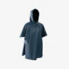 Poncho Coupe-vent Polaire De Plongée Sous-marine SCD Bleu Foncé