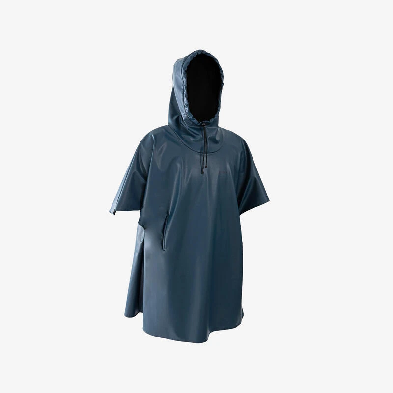 Poncho Coupe-vent Polaire De Plongée Sous-marine SCD Bleu Foncé 1 Poncho Coupe-vent Polaire De Plongée Sous-marine SCD Bleu Foncé
