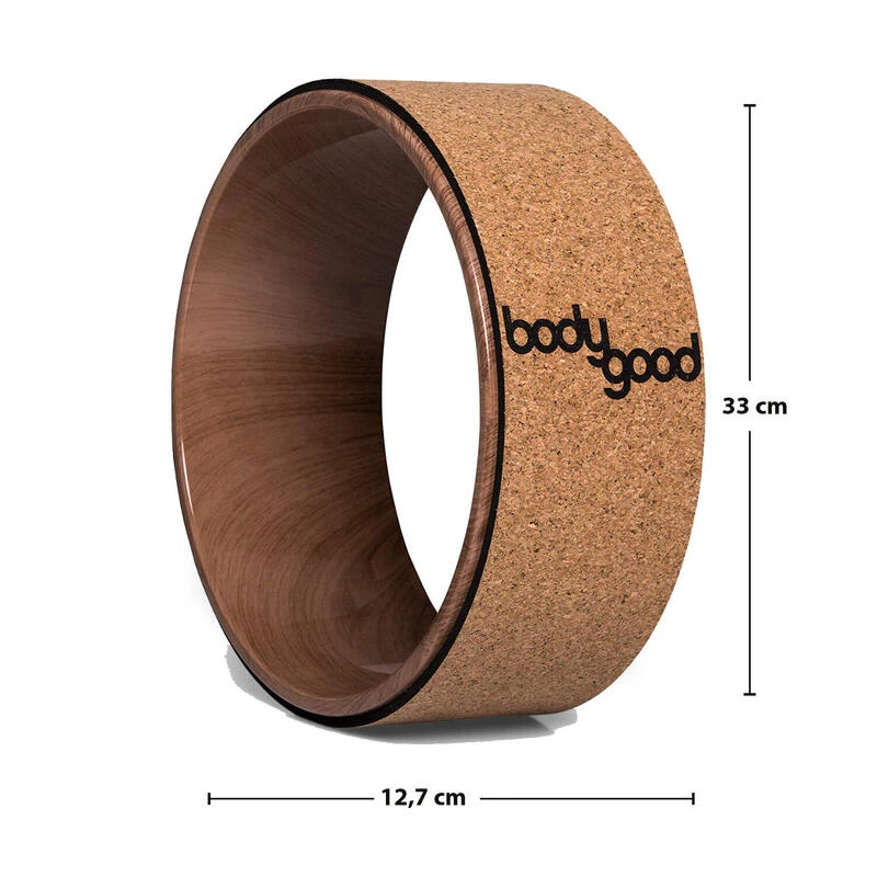 Roue De Yoga Roue De Yoga En Bois De Liège Antidérapant BODYGOOD 2 Roue De Yoga Roue De Yoga En Bois De Liège Antidérapant BODYGOOD – Image 2
