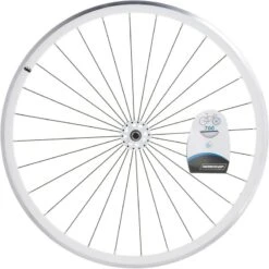 ROUE FIXIE 700 BLANC AVANT -Plein Air Sports Magasin roue fixie 700 blanc avant 3