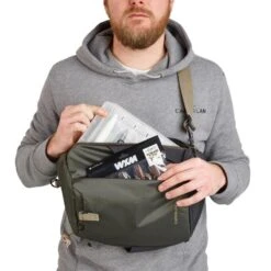 Sac à Bandoulière De Pêche 9L - Sling Bag 100 Kaki -Plein Air Sports Magasin sac a bandouliere de peche 9l sling bag 100 kaki 6