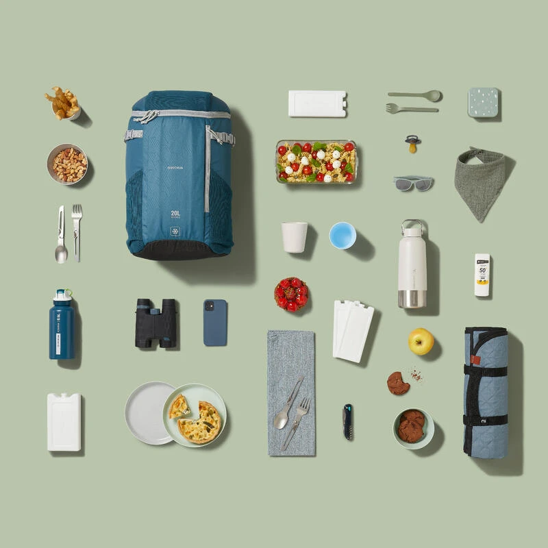 Quechua Sac à Dos Isotherme 20L - NH100 Ice Compact 2 Quechua Sac à Dos Isotherme 20L - NH100 Ice Compact – Image 2