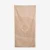SERVIETTE FOUTA DE YOGA 200 X 100 CM SALUTATIONS AU SOLEIL BEIGE