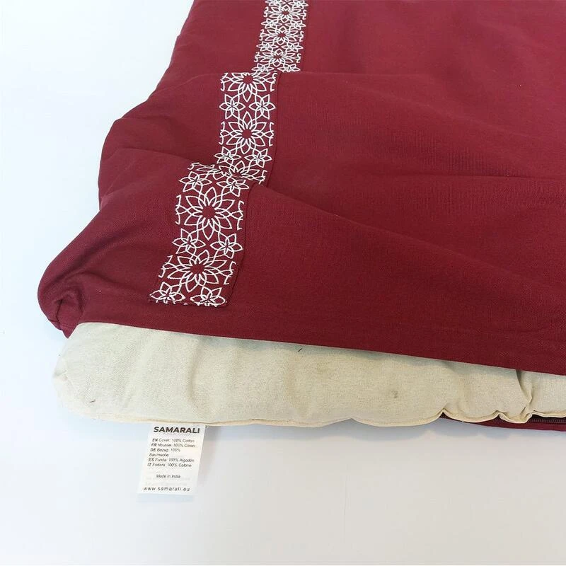 Set De Méditation Avec Coussin Croissant Bordeaux 6 Set De Méditation Avec Coussin Croissant Bordeaux – Image 6