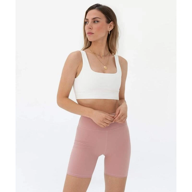 Short Cycliste Taille Haute - Rose 2 Short Cycliste Taille Haute - Rose – Image 2