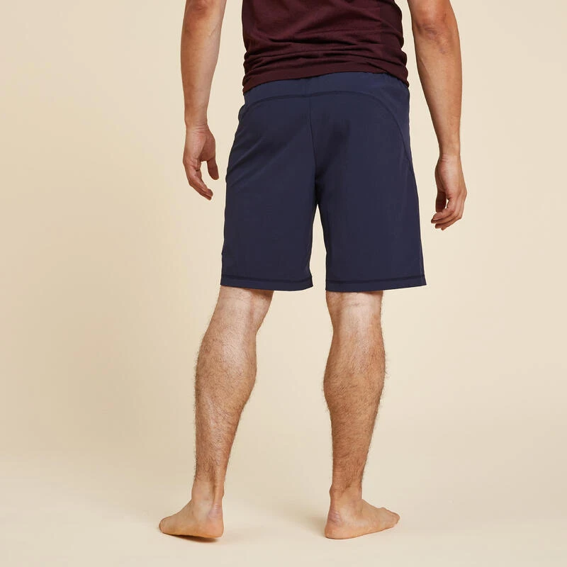 SHORT YOGA DYNAMIQUE LEGER HOMME BLEU MARINE 4 SHORT YOGA DYNAMIQUE LEGER HOMME BLEU MARINE – Image 4