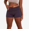 SHORT YOGA FEMME COTON VIOLET