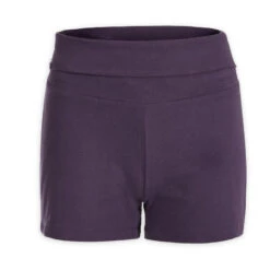 SHORT YOGA FEMME COTON VIOLET 10 SHORT YOGA FEMME COTON VIOLET -Plein Air Sports Magasin short yoga femme coton violet 4