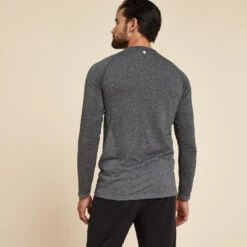 T-SHIRT SEAMLESS - SANS COUTURES MANCHES LONGUES HOMME GRIS 8 T-SHIRT SEAMLESS - SANS COUTURES MANCHES LONGUES HOMME GRIS -Plein Air Sports Magasin t shirt seamless sans coutures manches longues homme gris 3