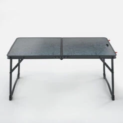 Quechua TABLE BASSE PLIANTE DE CAMPING - MH100 - GRISE -Plein Air Sports Magasin table basse pliante de camping mh100 grise 2