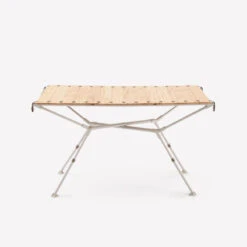 Quechua TABLE DE CAMPING COMPACTE 4/6 PERSONNES - PLATEAU BOIS - POCHE DE RANGEMENT -Plein Air Sports Magasin table de camping compacte 46 personnes plateau bois poche de rangement 9
