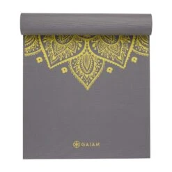 Gaiam Tapis De Yoga - 6mm - Cadran Solaire Citron