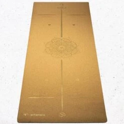 Tapis De Yoga Caoutchouc & Liège 5mmx68cmx1,83m, Mandala Bodylines Or +Sac Yoga 12 Tapis De Yoga Caoutchouc & Liège 5mmx68cmx1,83m, Mandala Bodylines Or +Sac Yoga -Plein Air Sports Magasin tapis de yoga caoutchouc and liege 5mmx68cmx183m mandala bodylines or sac yoga 5